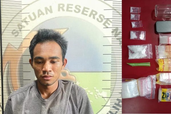 Satresnarkoba Prabumulih Tangkap Pengedar Sabu, Sita 9,61 Gram Barang Bukti