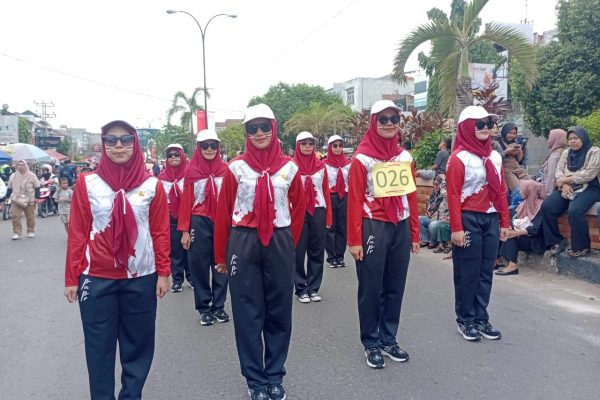 Empat Regu Dinas PUPR Prabumulih Tampil Perkasa di Lomba Gerak Jalan HUT ke-80 RI